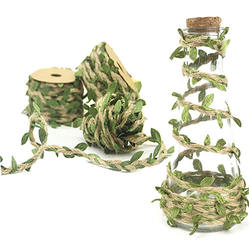 YIBO 5M/10M green leaf hemp rope wedding party decoration linen rope photo wall jewelry hemp rope flower packaging accessories
YIBO 5M/10M green leaf hemp rope wedding party decoration linen rope photo wall jewelry hemp rope flower packaging accessories