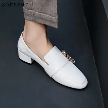 2019 Spring Autumn Rhinestone Genuine Leather Slip-on Womens Loafers Brand Women Flat Shoes Comfortable Soft Leather moccasins
2019 Spring Autumn Rhinestone Genuine Leather Slip-on Womens Loafers Brand Women Flat Shoes Comfortable Soft Leather moccasins