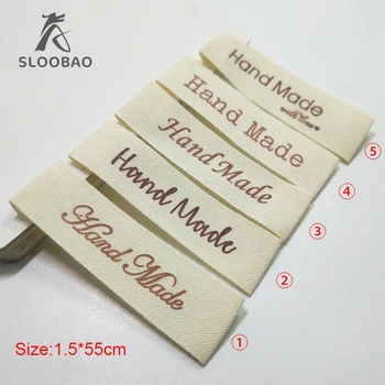 Stocks mix 100pcs hand made Cotton printed Labels main labels sewing custom clothing tags garment shoes bags printed labels
Stocks mix 100pcs hand made Cotton printed Labels main labels sewing custom clothing tags garment shoes bags printed labels