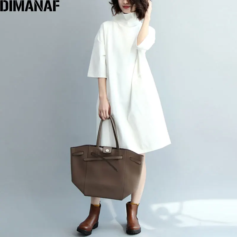 DIMANAF Women Autumn Dress Female Lady Elegant Turtleneck Casual Solid Plus Size Fashion European Casual Show Thin 2018 Dresses
DIMANAF Women Autumn Dress Female Lady Elegant Turtleneck Casual Solid Plus Size Fashion European Casual Show Thin 2018 Dresses