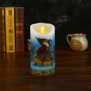 Ksperway Flameless Real Wax LED Candle with Dancing Flame Blowing Control Timer and Remote 3.5*7 inch Christmas Man
Ksperway Flameless Real Wax LED Candle with Dancing Flame Blowing Control Timer and Remote 3.5*7 inch Christmas Man