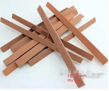 150*10mm Triangle WA white corundum pink color whetstone Sharpening Sander Stone 120-1200#
150*10mm Triangle WA white corundum pink color whetstone Sharpening Sander Stone 120-1200#