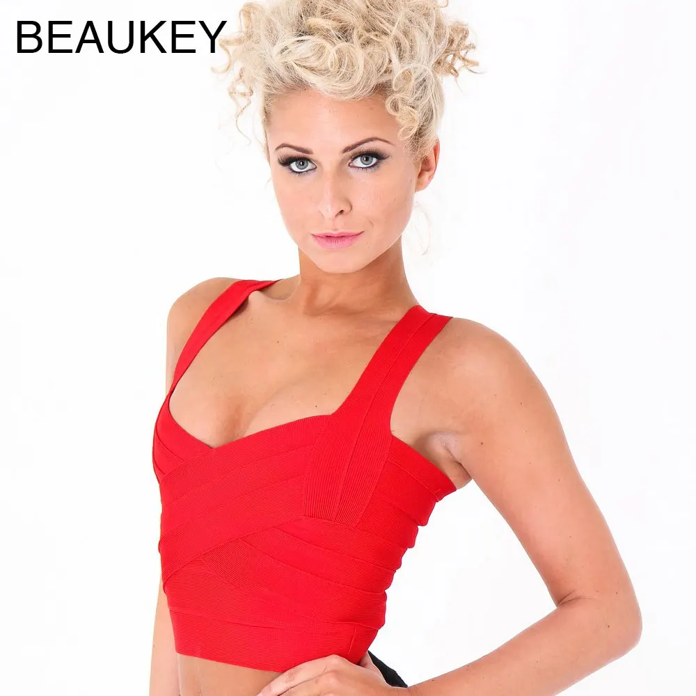 Red White Black Rayon 2017 New Women Sexy Knitted Elastic Bandage Crop Tops Tanks
Red White Black Rayon 2017 New Women Sexy Knitted Elastic Bandage Crop Tops Tanks