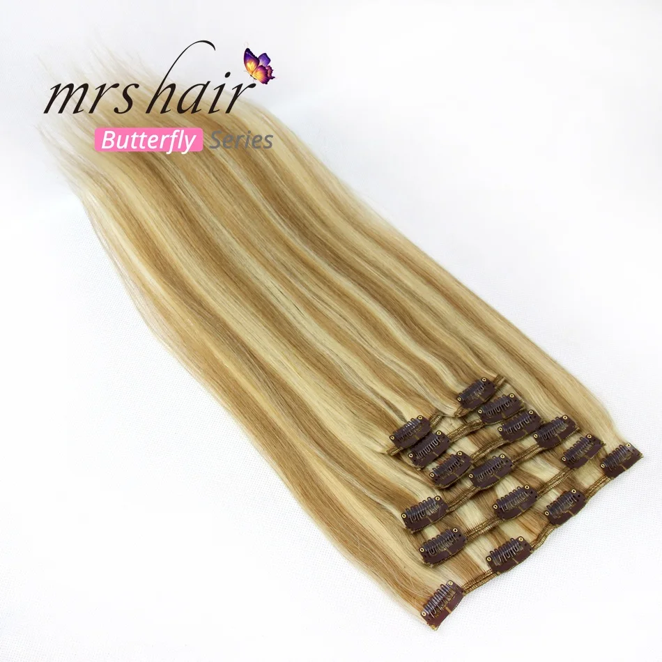MRS HAIR Clip In Hair Extensions 14" 16" 18" 20" 22" 24" Machine Made Remy Human Hair Clips Black Brown Blonde 100% Natural Hair
MRS HAIR Clip In Hair Extensions 14" 16" 18" 20" 22" 24" Machine Made Remy Human Hair Clips Black Brown Blonde 100% Natural Hair