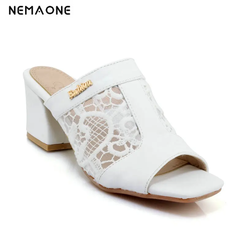 Women Slipper Sandals Heels Wedges Platform Leather Fish Mouth Crystal Elegant Female Sandals Ladies Mules clogs Summer Shoes
Women Slipper Sandals Heels Wedges Platform Leather Fish Mouth Crystal Elegant Female Sandals Ladies Mules clogs Summer Shoes