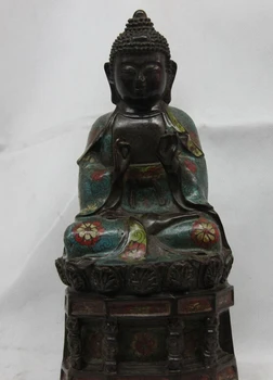 USPS to USA S0287 Tibet Folk old Bronze Cloisonne Maha vairocana tathagata Sakyamuni Buddha Statue
USPS to USA S0287 Tibet Folk old Bronze Cloisonne Maha vairocana tathagata Sakyamuni Buddha Statue