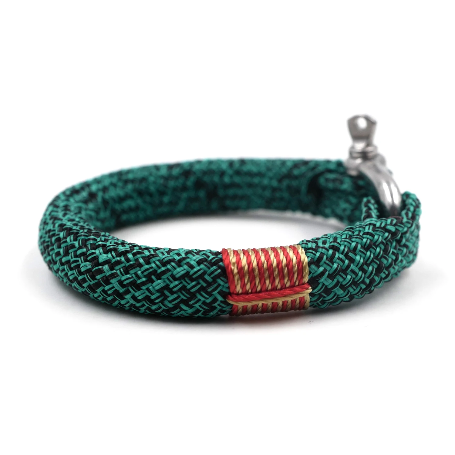 Black Green BRTN523 Unisex Chic Nautical Braided Bracelet Hand-made Yachting Rope Military Paracord Bracelet Wristband D-Shackle
Black Green BRTN523 Unisex Chic Nautical Braided Bracelet Hand-made Yachting Rope Military Paracord Bracelet Wristband D-Shackle