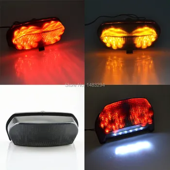 Turn Signal Indicator Light Smoke Lens Integrated LED Tail Light Fits For Kawasaki ZX-7R 1996-2003 & GPZ 1100 1995-1996
Turn Signal Indicator Light Smoke Lens Integrated LED Tail Light Fits For Kawasaki ZX-7R 1996-2003 & GPZ 1100 1995-1996