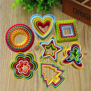 5 Pcs/Set Fondant Cake Cookie Cutter Mold Colorful Plastic Biscuit Moulds Fruit Cutter Lovely Shape Baking kitchen Accessories
5 Pcs/Set Fondant Cake Cookie Cutter Mold Colorful Plastic Biscuit Moulds Fruit Cutter Lovely Shape Baking kitchen Accessories