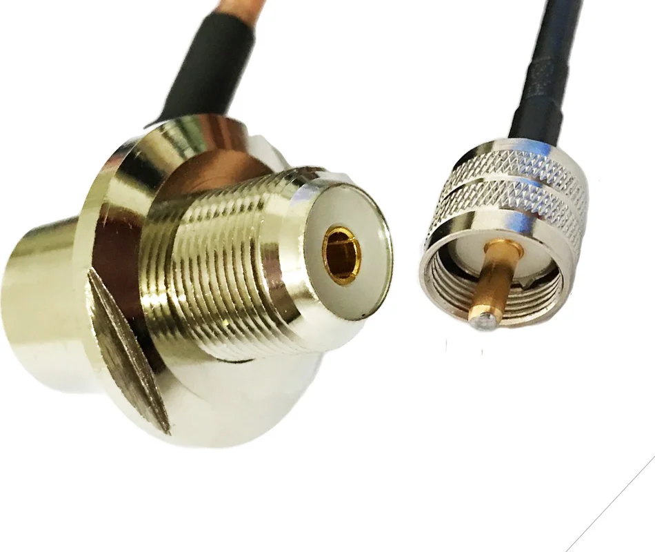 UHF SO239 Female to UHF Male Plug Connector for Car Mobile Radio Antenna RG142 RF Coaxial Coax Low Loss Cable 10m 5m 2m 1m
UHF SO239 Female to UHF Male Plug Connector for Car Mobile Radio Antenna RG142 RF Coaxial Coax Low Loss Cable 10m 5m 2m 1m