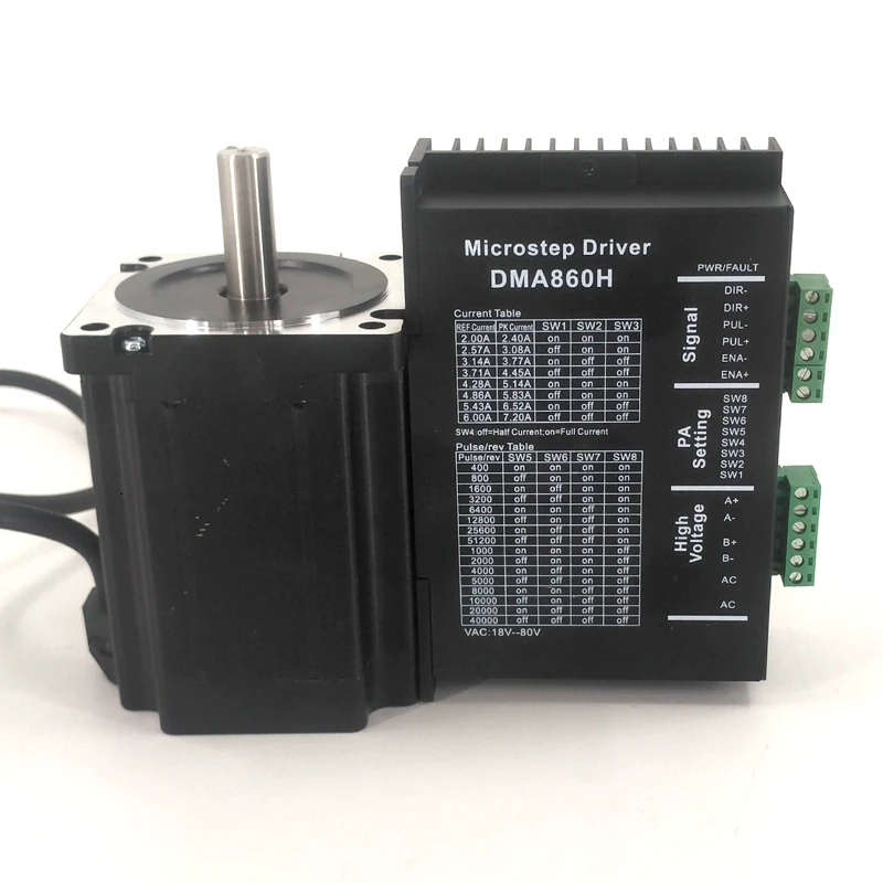 Nema 34 86STH118 6004A шаговый двигатель и драйвер DMA860H 2 фазы комплект|Шаговый двигатель| |