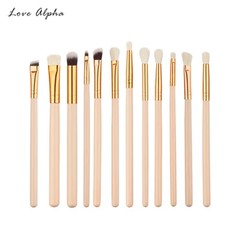 LOVE ALPHA 12Pcs Eyeshadow Makeup Brushes Soft Fieber Eye Shadow Blending Make Up Brushes Cosmetic Tools Make Up Brush Set Kit
LOVE ALPHA 12Pcs Eyeshadow Makeup Brushes Soft Fieber Eye Shadow Blending Make Up Brushes Cosmetic Tools Make Up Brush Set Kit