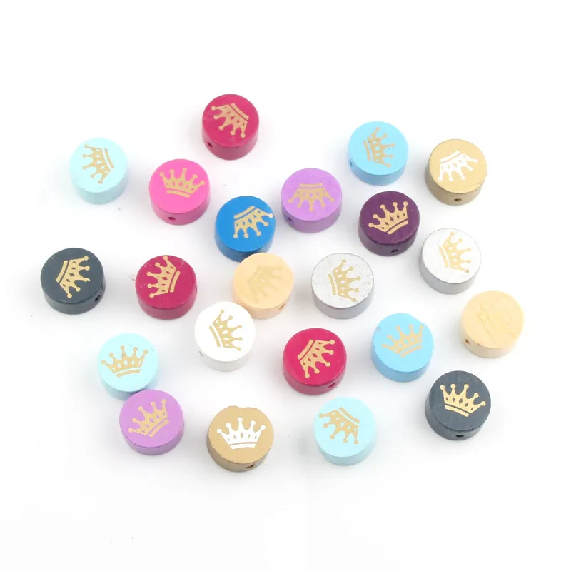 Wooden Cute Crown Spacer Beading Beads Random Color 20x10mm for Jewelry Making Baby Pacifier Clip Wood Bead
Wooden Cute Crown Spacer Beading Beads Random Color 20x10mm for Jewelry Making Baby Pacifier Clip Wood Bead