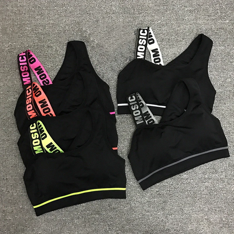 Sports Bra Fitness Running Yoga Bra 5 colors Letter Underwear Cotton Sport Tops push up Gym bra Women Sportswear
Sports Bra Fitness Running Yoga Bra 5 colors Letter Underwear Cotton Sport Tops push up Gym bra Women Sportswear