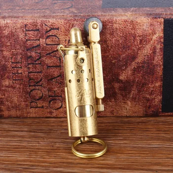 Zorro original creative vintage copper kerosene windproof lighter knurled rod lighter mens gifts
Zorro original creative vintage copper kerosene windproof lighter knurled rod lighter mens gifts
