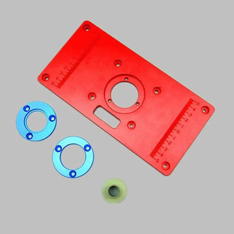 Universal Aluminum Router Table Insert with 4 Rings Screws for Woodworking Benches Wood Trimmer Plate Engraving Machine
Universal Aluminum Router Table Insert with 4 Rings Screws for Woodworking Benches Wood Trimmer Plate Engraving Machine