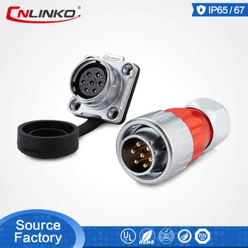 CNLINKO M20 IP67 Waterproof Connector 7 Pin Electrical Terminal Connector Metal Shell Soldering Connector For Industrial device
CNLINKO M20 IP67 Waterproof Connector 7 Pin Electrical Terminal Connector Metal Shell Soldering Connector For Industrial device