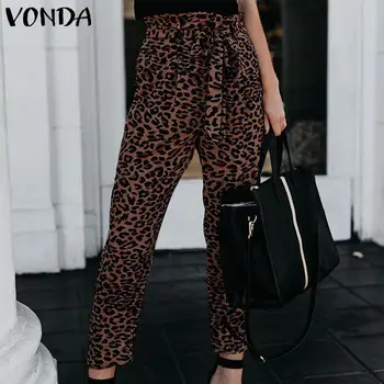 VONDA Women Sexy Leopard Pants 2019 Summer Casual Printed OL Pants Vintage Party Bottoms Ankle-Length Trousers Plus Size
VONDA Women Sexy Leopard Pants 2019 Summer Casual Printed OL Pants Vintage Party Bottoms Ankle-Length Trousers Plus Size