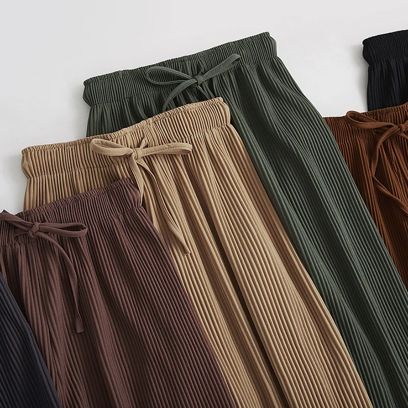 2018 New Wide Leg Pants Korean Version Of The Wild Nine Pants Loose Wide Leg Pants Female Summer Sense High Waist Pants
2018 New Wide Leg Pants Korean Version Of The Wild Nine Pants Loose Wide Leg Pants Female Summer Sense High Waist Pants
