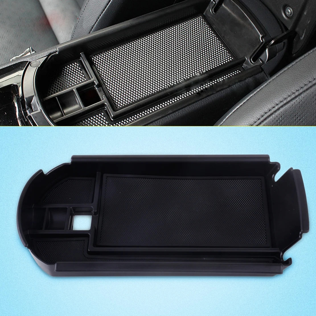 DWCX Car Black ABS Plastic Rubber Inner Armrest Center Console Storage Box Coin Tray + 3x Rubber Pads Fit for Toyota CHR 2017
DWCX Car Black ABS Plastic Rubber Inner Armrest Center Console Storage Box Coin Tray + 3x Rubber Pads Fit for Toyota CHR 2017