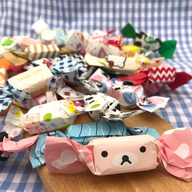 50pcs/set 12.5*9cm Cute Cartoon Nougat Wrapping Paper Candy Bag Cookie Gift Box Party Wedding Xmas Decoration P20
50pcs/set 12.5*9cm Cute Cartoon Nougat Wrapping Paper Candy Bag Cookie Gift Box Party Wedding Xmas Decoration P20