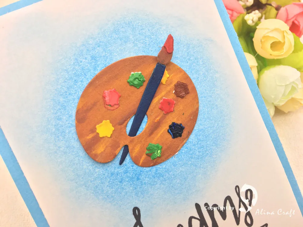 AlinaCraft METAL CUTTING DIES CUT painting paintbrush color palette art pen color Scrapbook paper craft card blade punch cut
AlinaCraft METAL CUTTING DIES CUT painting paintbrush color palette art pen color Scrapbook paper craft card blade punch cut
