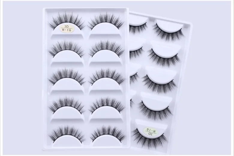5 Pairs 3D Mink Hair False Eyelashes Natural / Thick Long Eyelash Wispy Makeup Beauty Extension Tools
5 Pairs 3D Mink Hair False Eyelashes Natural / Thick Long Eyelash Wispy Makeup Beauty Extension Tools