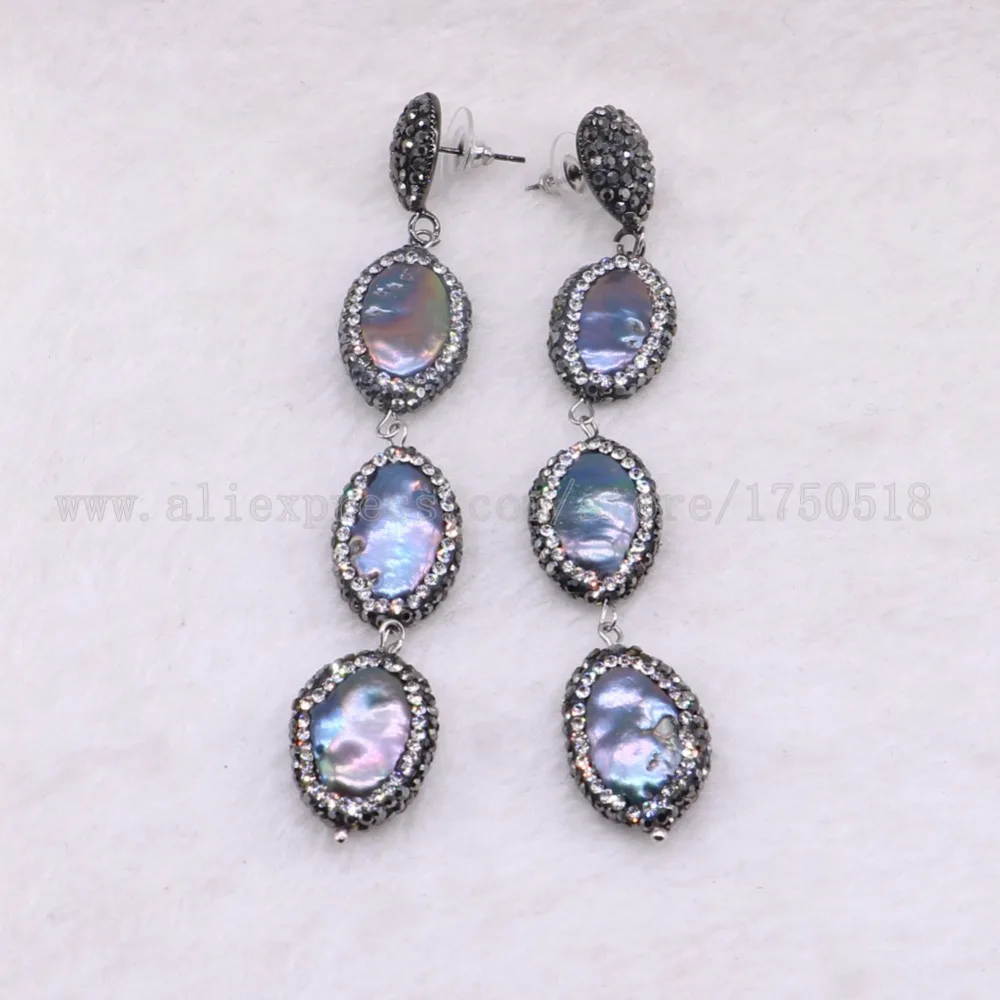 5 Pairs 3 natural pearl earrings rhombus shape earrings dangle earring wholesale jewelry earrings gift for her Gems jewelry 3412
5 Pairs 3 natural pearl earrings rhombus shape earrings dangle earring wholesale jewelry earrings gift for her Gems jewelry 3412