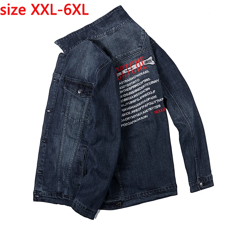 2019 new arrival fashion Denim jacket super Large Embroidered Overcoat Mens Casual Hand-painted plus size 2XL 3XL 4XL 5XL 6XL
2019 new arrival fashion Denim jacket super Large Embroidered Overcoat Mens Casual Hand-painted plus size 2XL 3XL 4XL 5XL 6XL