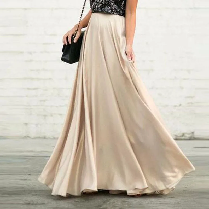 Ivory 2019 A-Line Satin High Qualiy Women's Skirts Waist Zipper Custom Made Maxi Length Formal Party Skirts Prom Skirt
Ivory 2019 A-Line Satin High Qualiy Women's Skirts Waist Zipper Custom Made Maxi Length Formal Party Skirts Prom Skirt