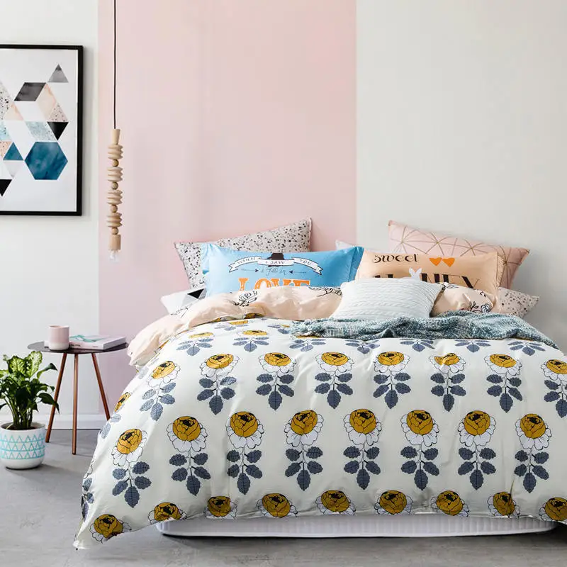 Yellow Roses Flower Beddings 100% Cotton Bed Sheet Sets 3D Duvet Cover Morden Style Kids Girls Adults Full Queen Bedspread 4/5PC
Yellow Roses Flower Beddings 100% Cotton Bed Sheet Sets 3D Duvet Cover Morden Style Kids Girls Adults Full Queen Bedspread 4/5PC