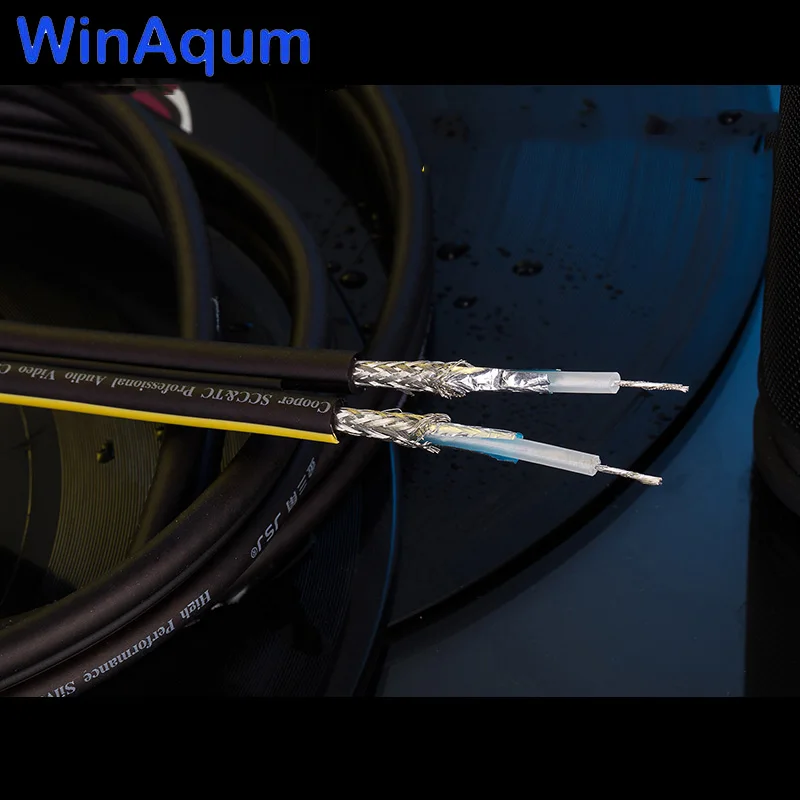 WinAqum Double-Row Silver Plated Copper Wire Coaxial Audio Cable For DIY RCA Wire Bass Line 75 -5 Audio Video Cables WA-S201
WinAqum Double-Row Silver Plated Copper Wire Coaxial Audio Cable For DIY RCA Wire Bass Line 75 -5 Audio Video Cables WA-S201