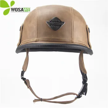 PU Leather Layer Bike Helmets for Cruise Cycling Motorcycle Scooter 2 Colors Outdoor Sports Bicycle Sun Block Cycle Safety Hat
PU Leather Layer Bike Helmets for Cruise Cycling Motorcycle Scooter 2 Colors Outdoor Sports Bicycle Sun Block Cycle Safety Hat