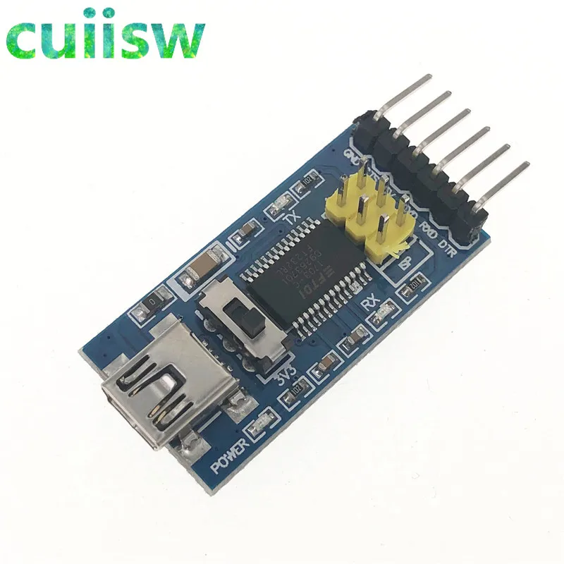 

1pc Basic Breakout Board for arduino FTDI FT232RL USB To TTL Serial IC Adapter Converter Module for arduino 3.3V 5V FT232 Switch