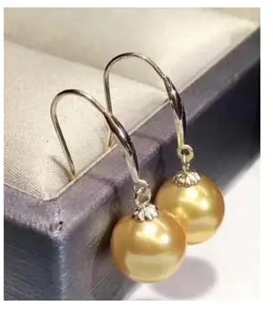 >>noble jewelry gorgeous10-11mm natural round south sea gold pearl dangle earrings 14K
>>noble jewelry gorgeous10-11mm natural round south sea gold pearl dangle earrings 14K