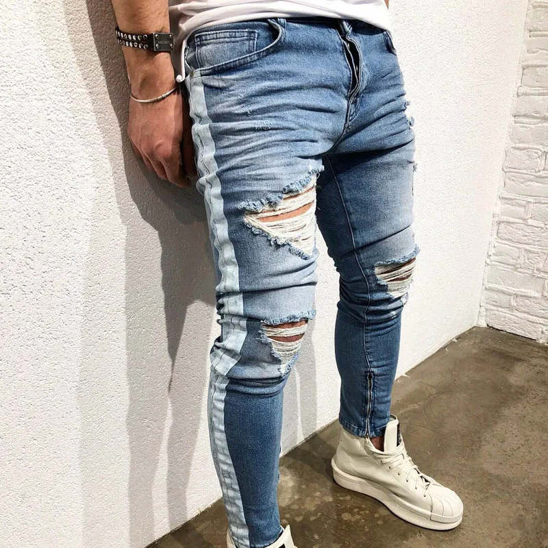 HOT 2020 Fashion Denim men's high street wind leg Ripped hole hip hop little cowboy pants elastic design biker jeans homme
HOT 2020 Fashion Denim men's high street wind leg Ripped hole hip hop little cowboy pants elastic design biker jeans homme