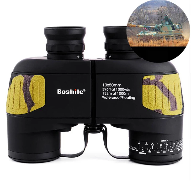 Boshile Binoculars 10x50 Zoom Telescope Built-in Rangefinder Military Télescope HD High Times Waterproof Scope For Hunting
Boshile Binoculars 10x50 Zoom Telescope Built-in Rangefinder Military Télescope HD High Times Waterproof Scope For Hunting
