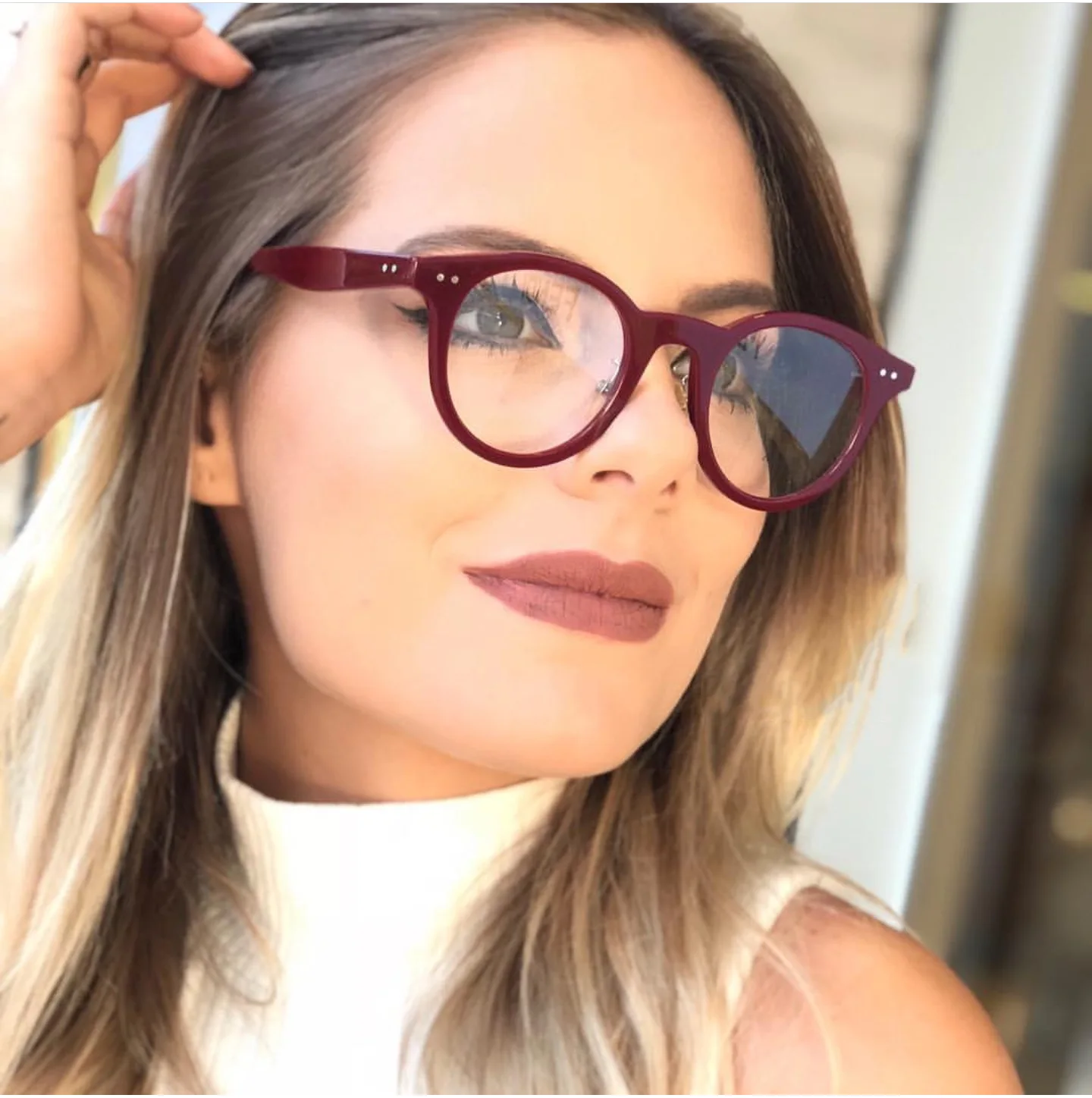 Retro Round Glasses Frames Men Women Cat Eye Rivet Good Quality UV400 Brand Optical EyeGlasses Fashion Eyewear 45137
Retro Round Glasses Frames Men Women Cat Eye Rivet Good Quality UV400 Brand Optical EyeGlasses Fashion Eyewear 45137