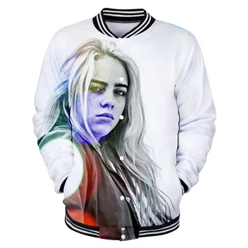 3D Hoodie Billie Eilish Print Baseball Uniform Jacket Coat Women Unisex Casual Long Sleeve Harajuku Sweatshirt Hip Hop Clothing
3D Hoodie Billie Eilish Print Baseball Uniform Jacket Coat Women Unisex Casual Long Sleeve Harajuku Sweatshirt Hip Hop Clothing