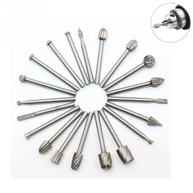 20pcs Set HSS Wood Milling Rotary Tool Woodworking Carving Tools Accessories Dremel Rotary Tool Carved Cutter
20pcs Set HSS Wood Milling Rotary Tool Woodworking Carving Tools Accessories Dremel Rotary Tool Carved Cutter