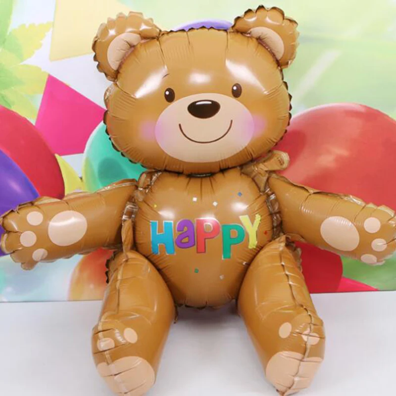Large 3D Bear Foil Balloons Kids Happy Birthday Party Helium Balloons Inflatable Air Toys Baby Shower Wedding Decoration
Large 3D Bear Foil Balloons Kids Happy Birthday Party Helium Balloons Inflatable Air Toys Baby Shower Wedding Decoration