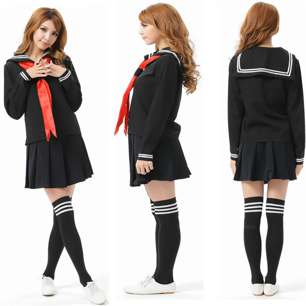2018 New Arrival M-3XL Hell Girl Enma ai Anime Cosplay Korean Japanese Sailor School Uniform Black Cosplay Costume
2018 New Arrival M-3XL Hell Girl Enma ai Anime Cosplay Korean Japanese Sailor School Uniform Black Cosplay Costume
