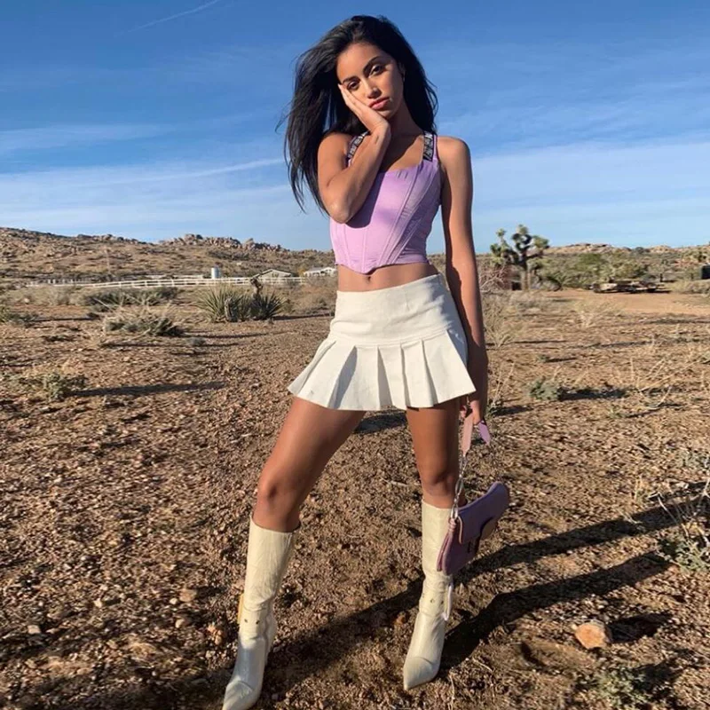 Women Fashion Summer Sexy High waist Pleated skirt Streetwear white Above Knee Mini short Ball Gown Casual Sport Skirt
Women Fashion Summer Sexy High waist Pleated skirt Streetwear white Above Knee Mini short Ball Gown Casual Sport Skirt