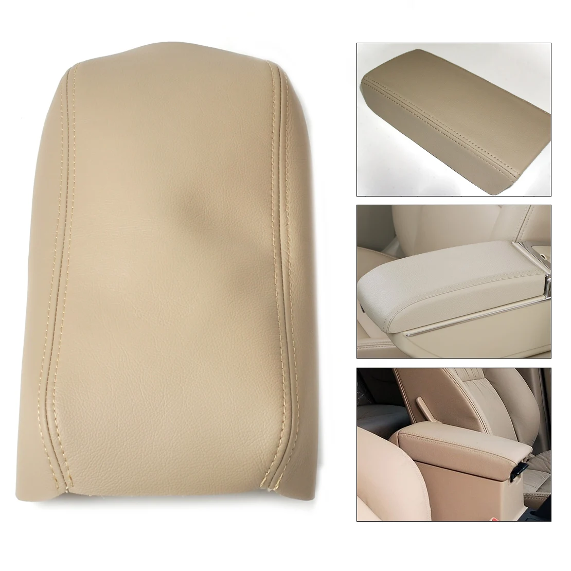 DWCX Car Auto Beige Leather Front Console Lid Armrest Cover Decoration for Honda Accord 2003 2004 2005 2006 2007 DIY
DWCX Car Auto Beige Leather Front Console Lid Armrest Cover Decoration for Honda Accord 2003 2004 2005 2006 2007 DIY