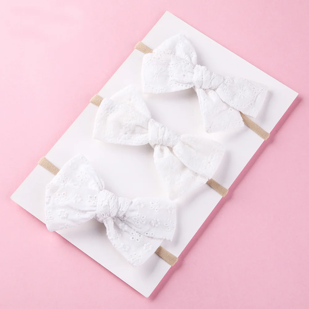 12 pcs/lot , Lace Eyelet Hand Tied Bow Nylon Headbands or hair clips, School girls bow headbands, Baby Shower Gift
12 pcs/lot , Lace Eyelet Hand Tied Bow Nylon Headbands or hair clips, School girls bow headbands, Baby Shower Gift