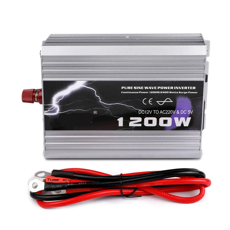 1200W 10Amps Car Power Inverter DC 12V TO AC 220V Auto Charger Converter Adapter With Power Cord Plug Use TV Notebook Laptop
1200W 10Amps Car Power Inverter DC 12V TO AC 220V Auto Charger Converter Adapter With Power Cord Plug Use TV Notebook Laptop