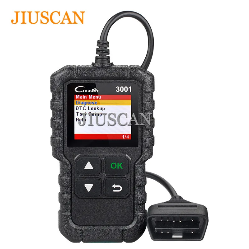 LAUNCH X431 Creader 3001 OBDII Code Reader Car Diagnostic Scanner CR3001 OBD2 Code Reader Scan Tools Remove code 02 sensor test
LAUNCH X431 Creader 3001 OBDII Code Reader Car Diagnostic Scanner CR3001 OBD2 Code Reader Scan Tools Remove code 02 sensor test