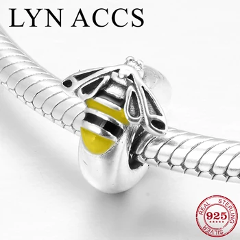 Fit Original Pandora Charms Bracelet DIY Gift Little bee Beads 925 Sterling Silver spacer beads for jewelry making Accessories
Fit Original Pandora Charms Bracelet DIY Gift Little bee Beads 925 Sterling Silver spacer beads for jewelry making Accessories