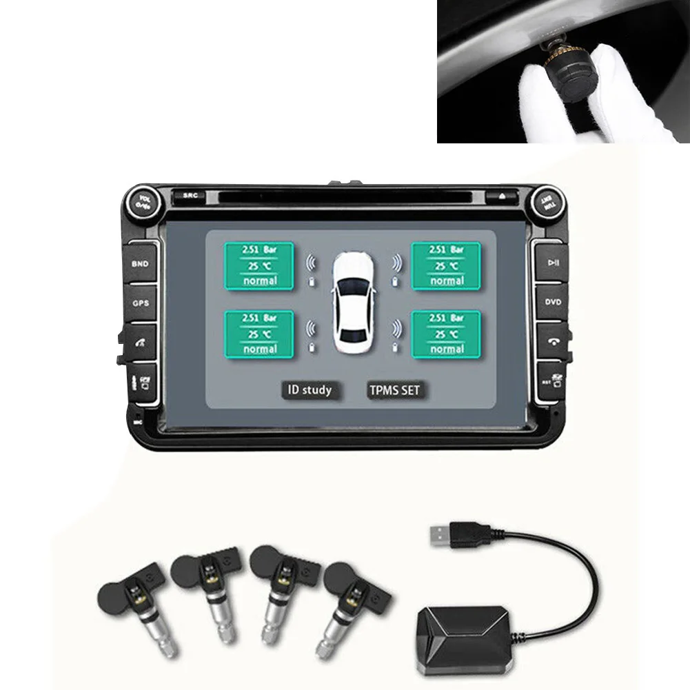 USB TPMS Easy Install Tool Real-time Display Sensor Auto Alarm Universal For Android Digital Tire Pressure Monitor Module
USB TPMS Easy Install Tool Real-time Display Sensor Auto Alarm Universal For Android Digital Tire Pressure Monitor Module