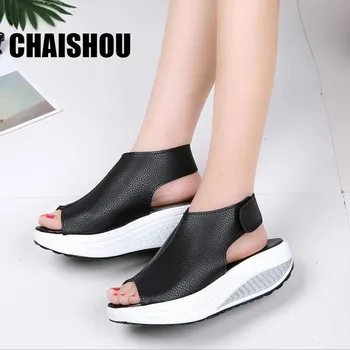 CHAISHOU Fashion Summer Women's Sandals Casual PU Breathable Shoes Women Ladies Wedges Sandals Platform Sandalias CS-507
CHAISHOU Fashion Summer Women's Sandals Casual PU Breathable Shoes Women Ladies Wedges Sandals Platform Sandalias CS-507